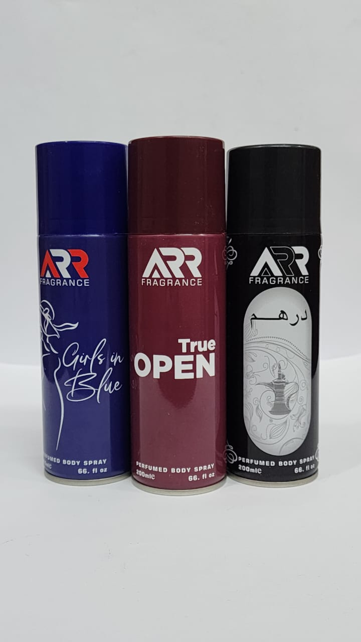 ARR  BODY SPRAY PACK OF (THREE)