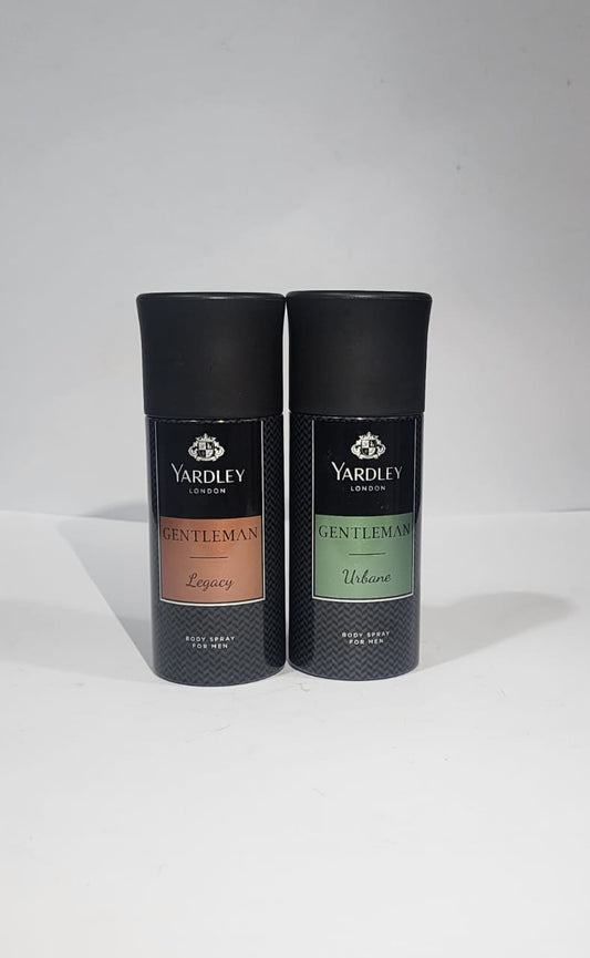 YARDLEY BODY SPRAY PACK OF (TWO) (without gas)