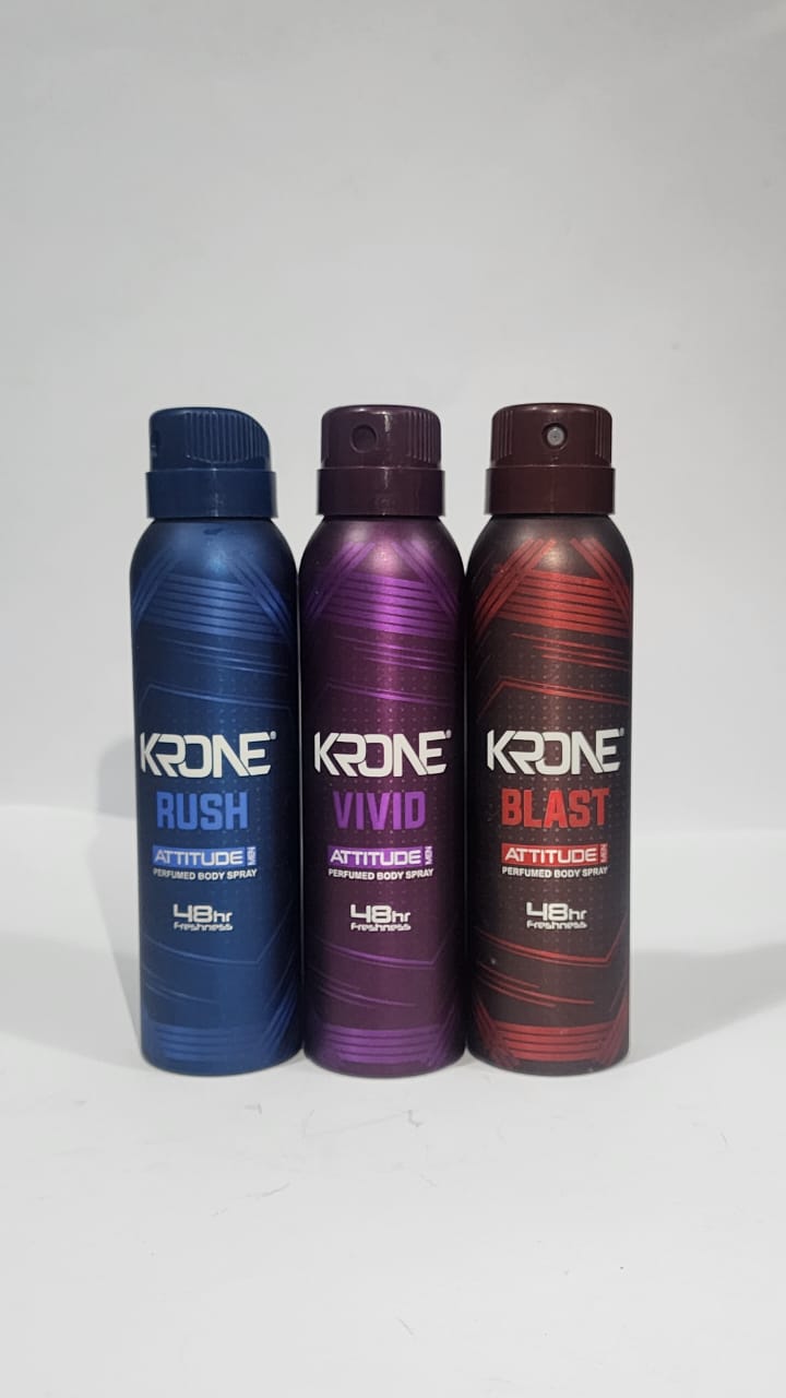 KRONE BODY SPRAY PACK OF (THREE)